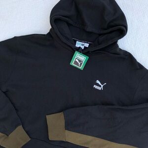 Puma black and olive green hoodie size XXL